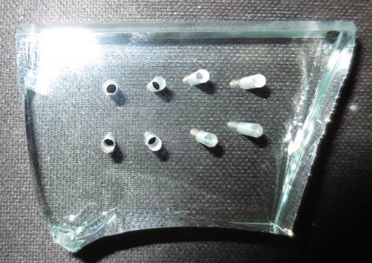 綠光激光切割機切割(gē)玻璃效果
